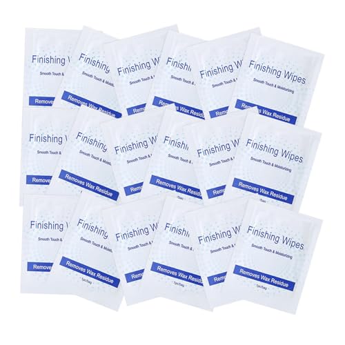 FRCOLOR 30 St After Wax Wipes för Borttagning Vaxrester Portabel och Lättanvänd Rengöringsservett för Hudvård Efter Hårborttagning och Finish Varje Gång