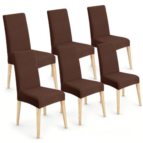 hombus Jacquard Parsons Dining Chair Slipcovers Kitchen...