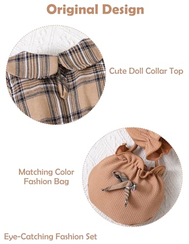Baby Girl Clothes Toddler Dresses Infant Fall Winter Outfits Little Coat Princess Cardigan Dress Set +Cute Bag - Image 6