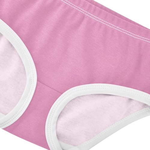Joisal Toddler Girls Underwear 2t Cotton Panties Little Girl Print Briefs Underpants Flamingo Pink4
