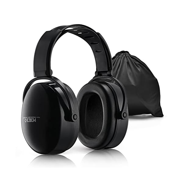 Ear Protection Headphones for Adults Kids, Noise Cancelling Headphones for Autism, Adjustable Noise Cancelling Ear Muffs, Earmuffs Hearing Protection, Effective Ear Muffs for Noise Reduction