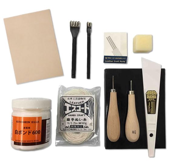 【新着商品】10cube Leathermart レザークラフト 工具セット 1 Amazon.co.jp: 10cube Leathermart レザークラフト 工具 10点セット