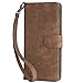 Compatible with Huawei nova 14 Pro 5G Case Cover,Compatible with Huawei nova 14 Pro 5G Phone Case,PU Leather, Flip Case Cover Brown