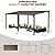 EBE 20' x 12' Gazebo, Large Wall Mounted Gazebo Pergola on Clearance, Lean to Gazebo with Sloped Roof, Heavy Duty Metal Awning Gazebo, for Patio, Porch, Backyard