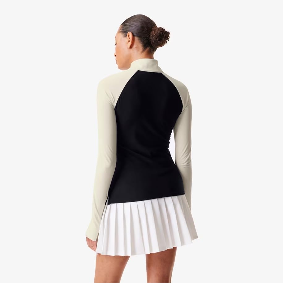 Lacoste Women's Pro Fleece Long Sleeve Quarter Zip Sweatshirt - Image 2