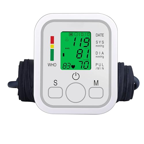 Image of Aika(Combo Pack) AK-555 Arm BP Monitor Instrument Machine for Blood Pressure Measurement Home Use Fully Automatic,Digital Display & AK-45 Clinically Tested Digital Thermometer(6 Month Warranty),White