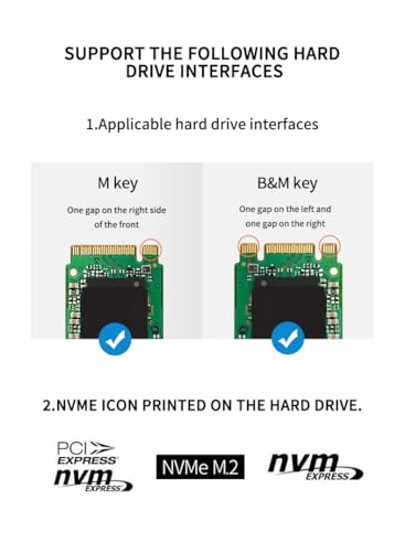 JMT JY--M12 Carcasa SSD M.2 10Gbps USB-C NVMe miniatura 4