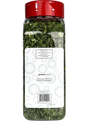 Dried Chives - 1.2 Oz - Non Gmo, Kosher, Halal, And Gluten Free - Dubble O Brand #TOP3