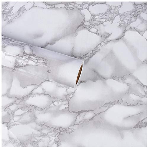 Kengbi Easy To Decorate Popular Lasting Wallpapers New Kitchen Bathroom Renovation Marble Waterproof Adhesive Stickers Pvc Wallpaper Wash Basin Stick Furniture Renovation Stick #TOP6