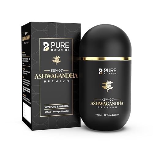 Ashwagandha KSM-66 (500 mg) | Ashwagandha for Stress Relief & Ene...