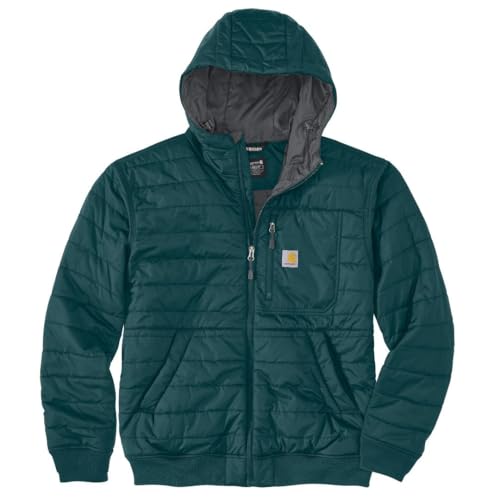 Image of Carhartt Men's Rain Defender Relaxed Fit Lightweight Insulated Hooded Jacket
