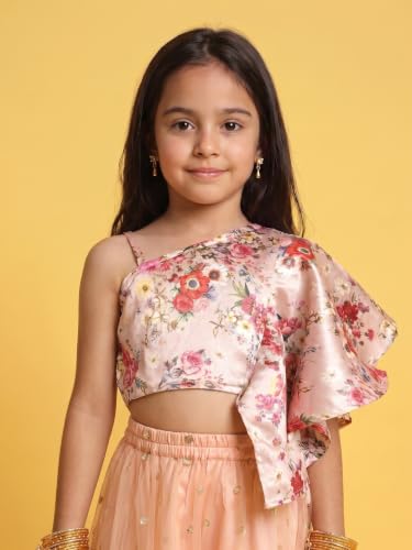 Image of Nautinati Girls Lehenga Choli Set