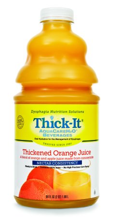 Thick It Aqua Care H20 Thickened Orange Juice, 64 Fluid Ounce - 4 per case.