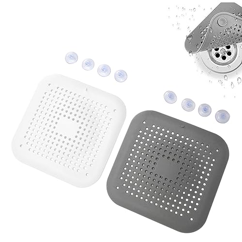 Tampa de Ralo de Chuveiro, Filtro de Pia de Silicone Plano 4 Conjuntos de Uso Em Várias Situações Fá
