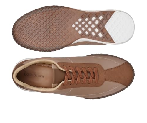 Image of LOUIS STITCH Men's Casual Lightweight Lace-Up Low-Top Sneakers for Men| Cushioned Comfort | Lightweight & Comfortable Casual Lace-Up Shoes | LSP-SNK-AVI-Lace-Ups