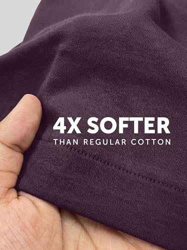 Image of XYXX Men's Iconique Solid Supima Cotton Slim Fit T-Shirt | Super Soft Half Sleeve Tshirts with Superior Colour Retention