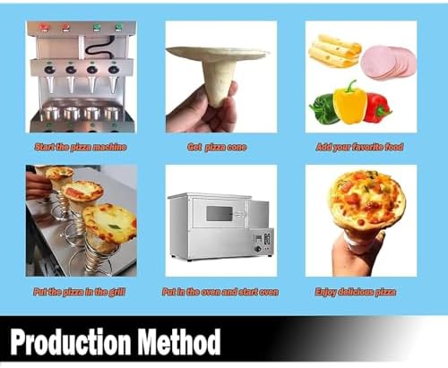 Pizza Drum Oven, Equipped with a Non-stick Heating Plate, Rotisserie Rack, Adjustable Temperature, and Even Heating, Suitable for Shops.