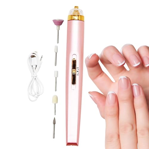 Taladro De Uñas Eléctrico - Manicura De Uñas Eléctricas, Amoladora Portátil Profesional De Manicura | Máquina Pulidora De Filer Ergonómica, Herramienta De Pulido De Pulido