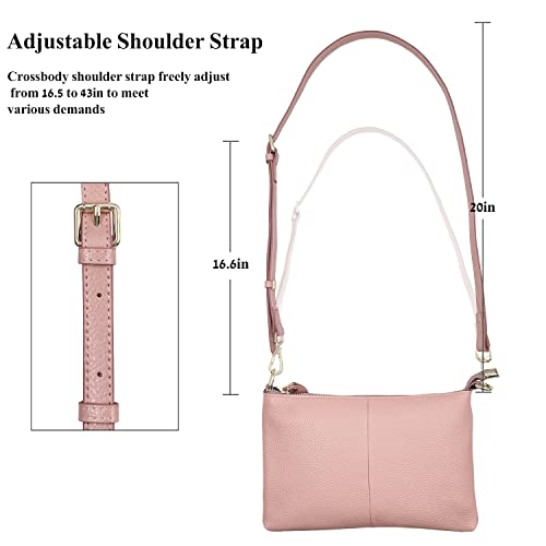 Image of Beurlike Leather Wristlet Wallet Clutch Purses For Women Small Crossbody Phone Bags