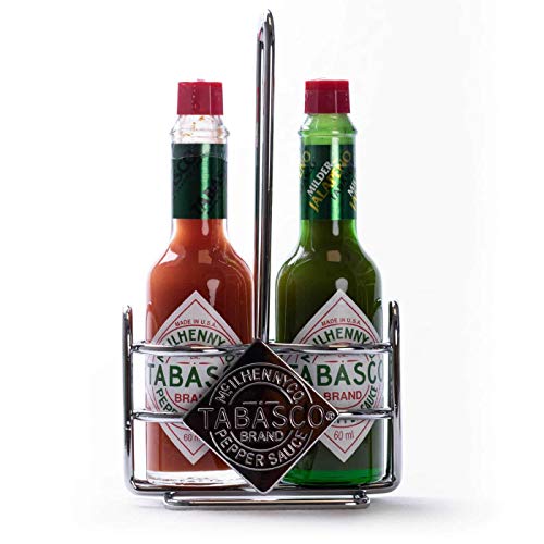 TABASCO Caddy - Experimenta el sabor auténtico de Tabasco. (Red Original, Jalapeño)