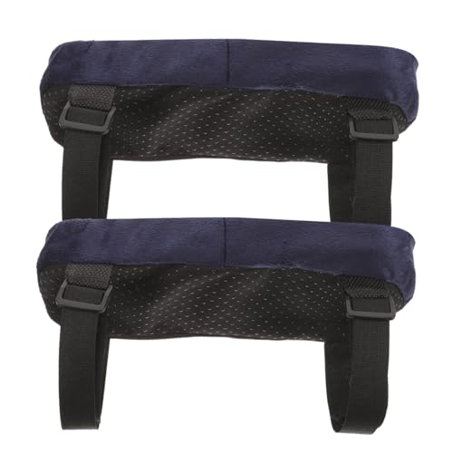 HOMOCONO Chair Arm Cushion 2pcs Wheelchair Armrest Pads Universal Fit Anti-Slip Comfortable Padding