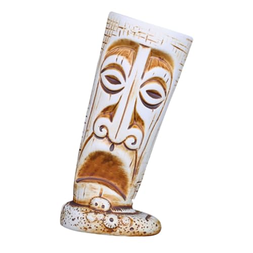 Hoement 1pc Creative Skull Ceramic Cocktail Cup Unique Bar Wine Tumbler for Cocktails Smooth Design for Home and Bar Use Handcrafted