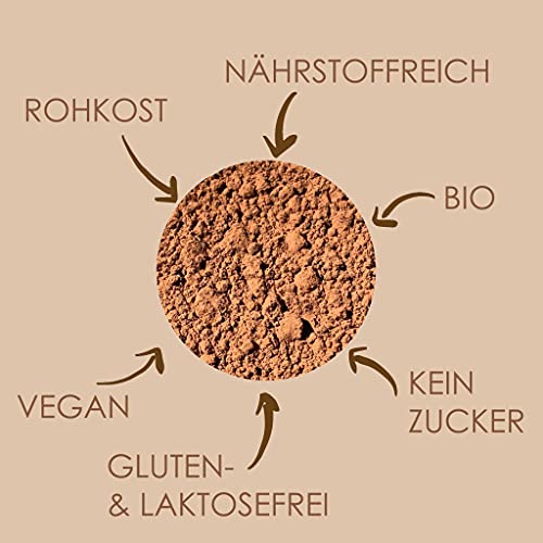 Cacao en polvo orgánico crudo de Perú | 100% natural sin azúcar | Raw Cacao Powder⦠(400 g) - Imagen 4