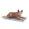 PiuPet® Koelmat voor honden 90 x 50 cm – hondenmat grijs – ook geschikt voor grote honden en katten – hondenkoelmat