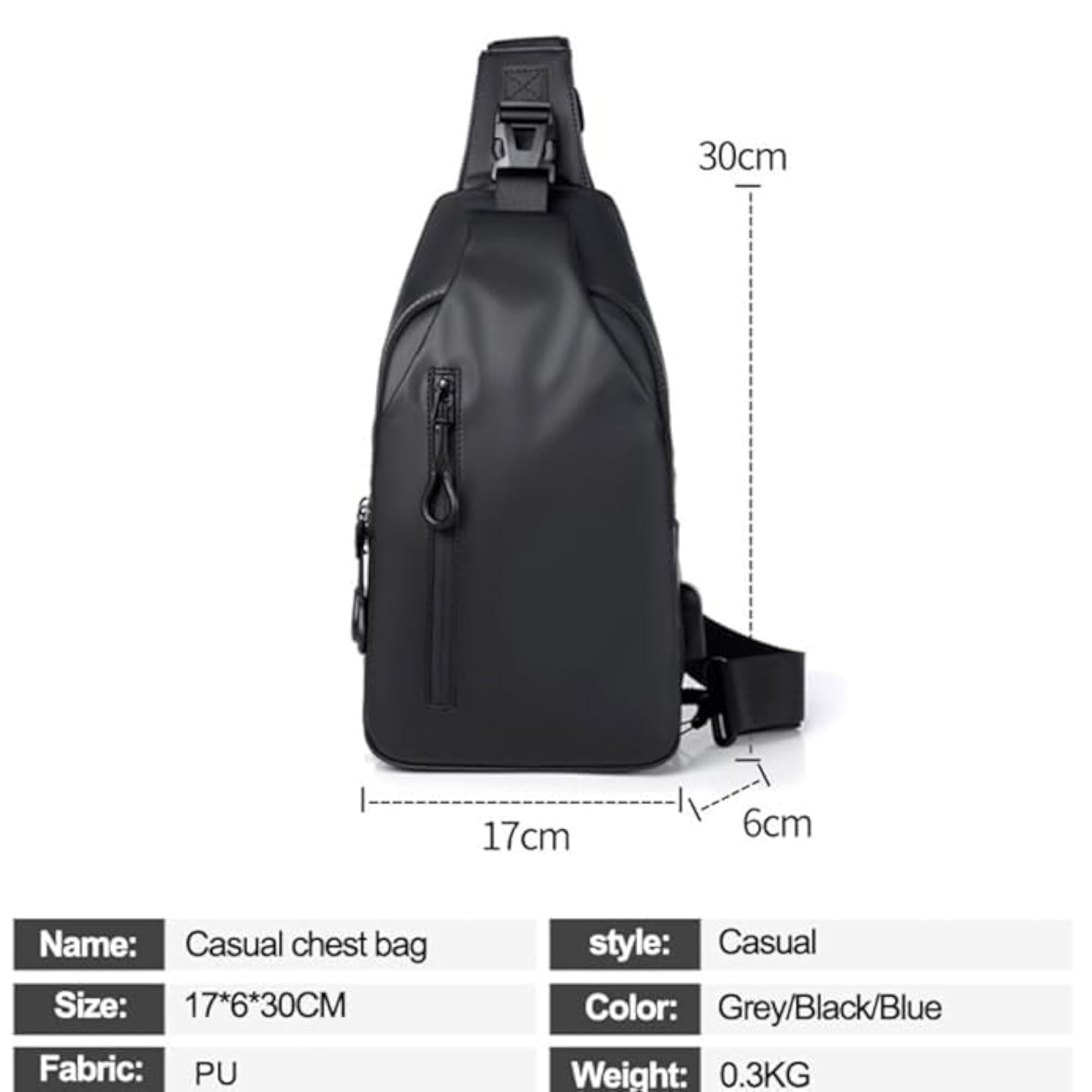 Sling Crossbody Bag for Men and Women, Waterproof