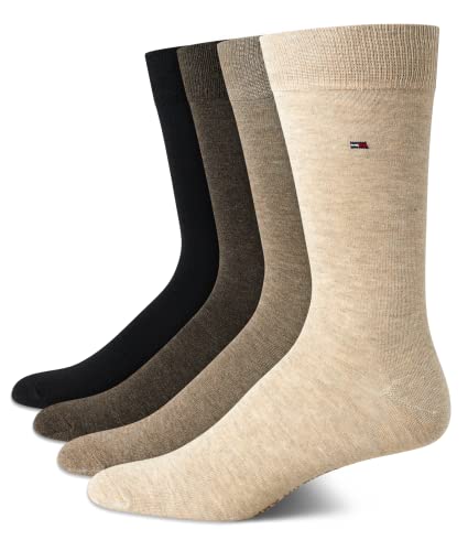 Tommy Hilfiger Men's Breathable Comfort Stretch Dress Socks - 4 Pack