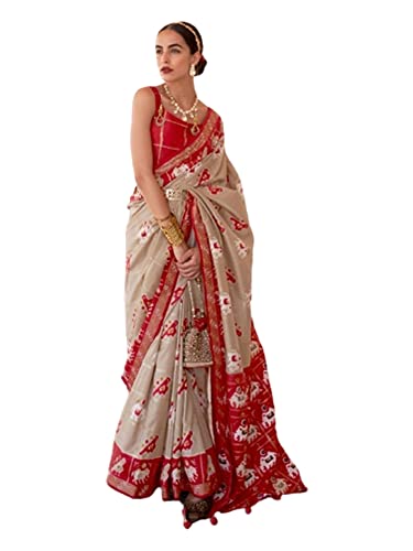 Sari indien traditionnel patola pour sublimer votre silhouette en fête