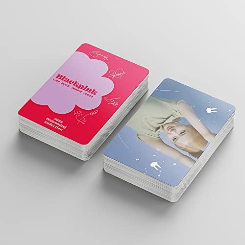 Kpop BP Photo Cards 55Pcs BP Mini Lomo Cards BP 2022 Welcoming Collection Album Cards Set BP Photocards Set Fans Gift (blackpink-2022)