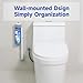 Disposable Toilet Brush, All-in-One Toilet Cleaning System,Toilet Bowl Wand Kit with 18 Count Scrubbing Pads Refills,Wall-Mounted,Compact,Multipurpose