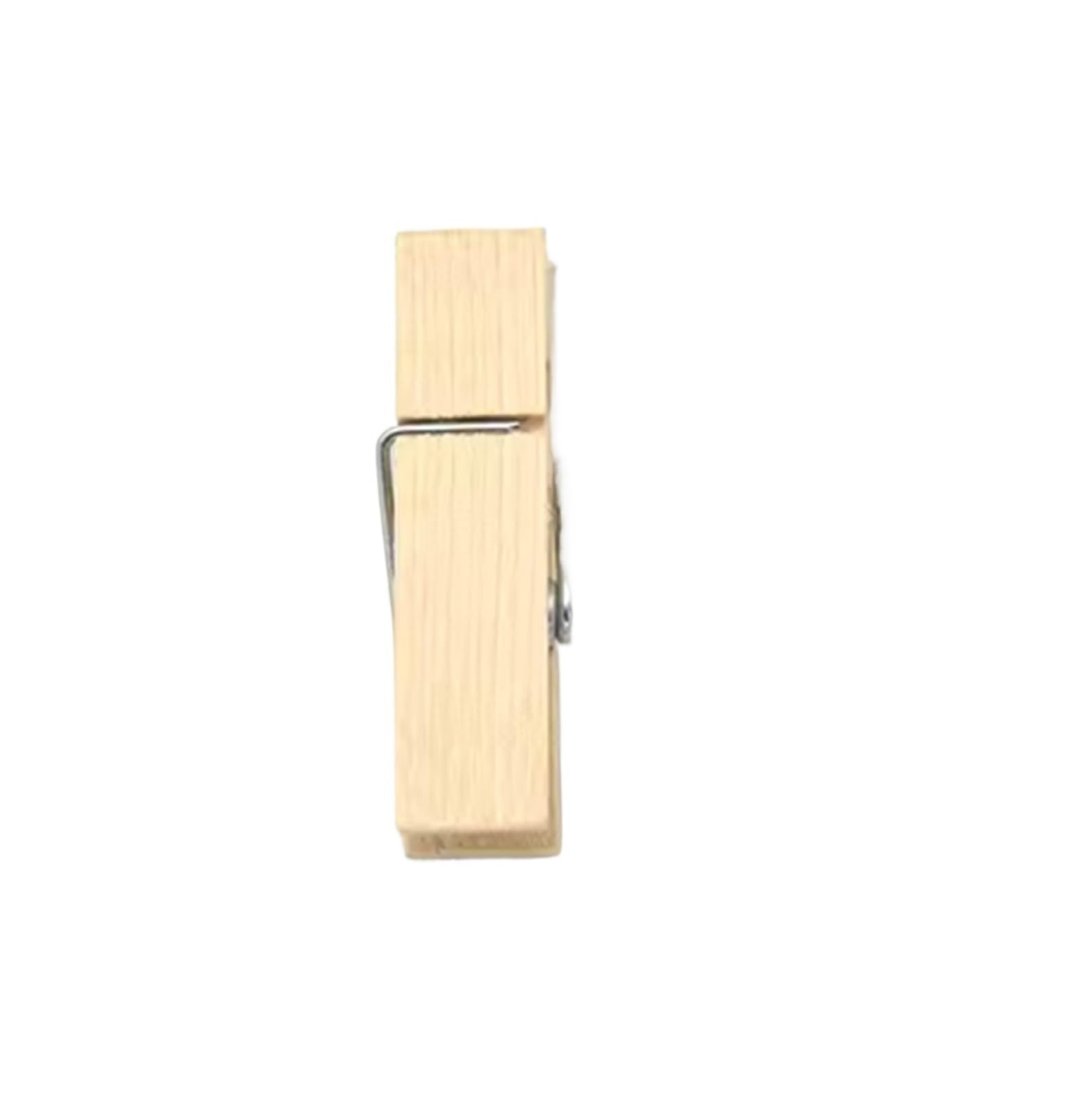 200PCS Wooden Clips For Photo Memo Office Clothespin Craft Decoration Pegs For Colthes(1.1x4.5cm)