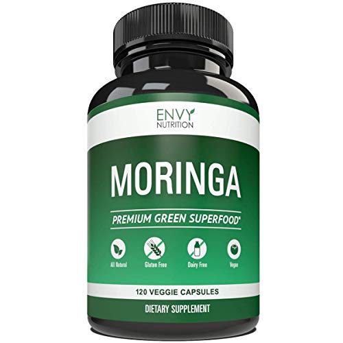 Pure Moringa Oleifera Capsules from Envy Nutrition – All Natural Gluten Free Moringa