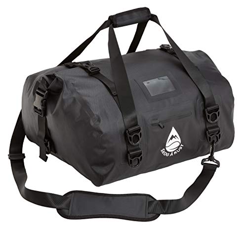 Image of Skog Aƒa€¦ Kust DuffelSAƒ¥k Waterproof Duffle Dry Bags | 40L, Black Moto Edition