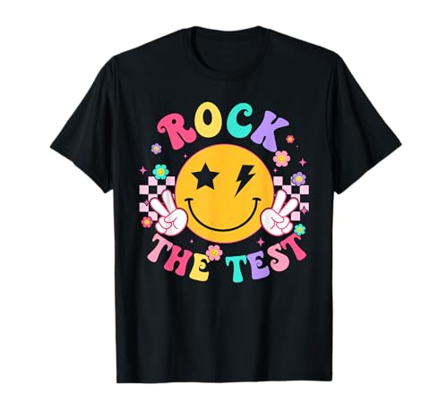 Groovy Test Day Rock The Test You Got This Testing Day T-Shirt