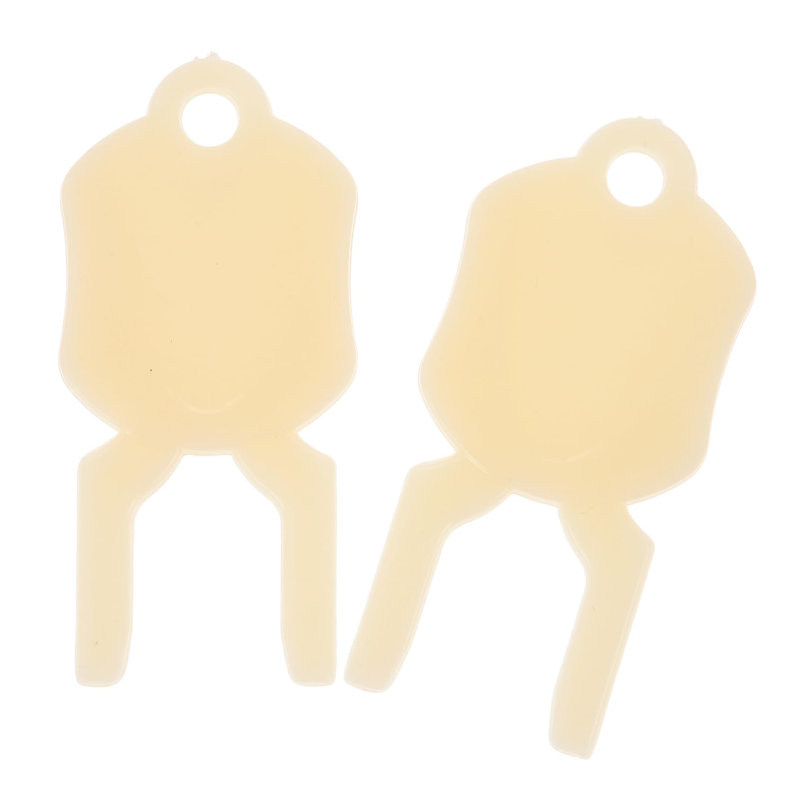 Cabilock 2Pcs Plastic Dispenser Key Replacement for Commercial Use Lightweight Accessory for Hospitals Hotels and Public Restrooms Easy to Install and Clean