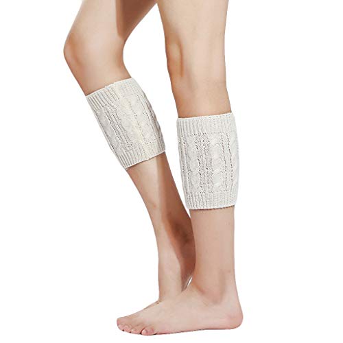 carol -1 Damen Stulpen Socken - Winter Kurze Stricken Stulpen Gestrickte Beinwärmer Leg Warmers Socken Stiefel Boot Abdeckung Legwarmer Beinstulpen Stiefelstulpen Beinlinge Kurzstulpen Bein Stulpen