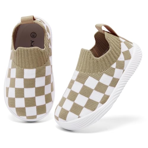 Image of MORENDL Baby Toddler Walking Socks Non-Slip Breathable Unisex Casual Sneakers