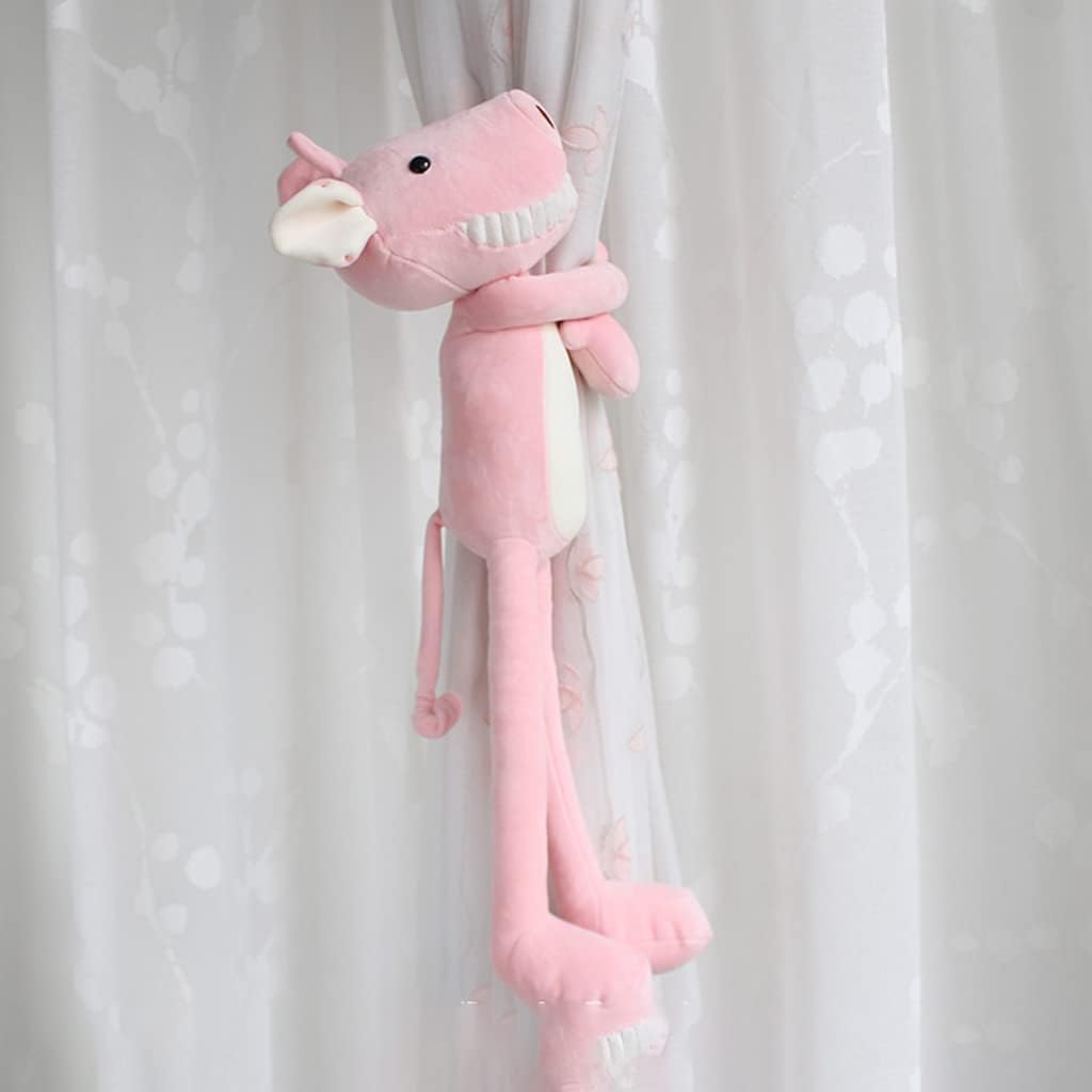 Sobriety Fashionable Curtains Tiebacks 2pcs Curtains Tieback Cartoon Animal Curtain Straps Curtain Decorative Accessories Practicality (Color : Light Pink)