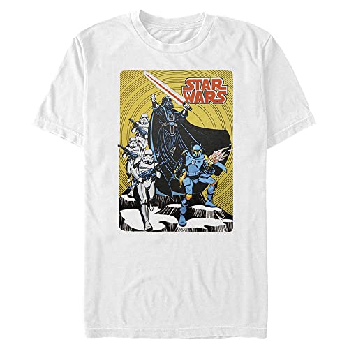Star Wars Couverture Vintage T-Shirt Idéal pour les Soirées Cinéma et Sorties Geek