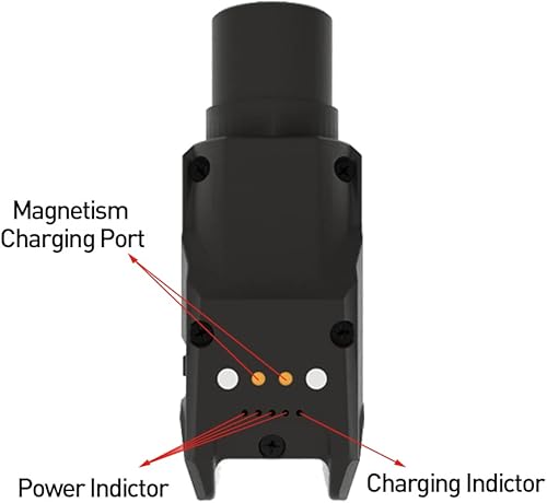 Miniatura 7 de Luz de linterna LED de alto lumen táctico con montaje en riel subcompacto con luz estroboscópica para pistola de pistola, accesorio de batería