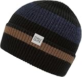 CHILLOUTS Bastian Hat - Beanie - schwarz - Einheitsgröße - Fleece Inside - Wintermütze