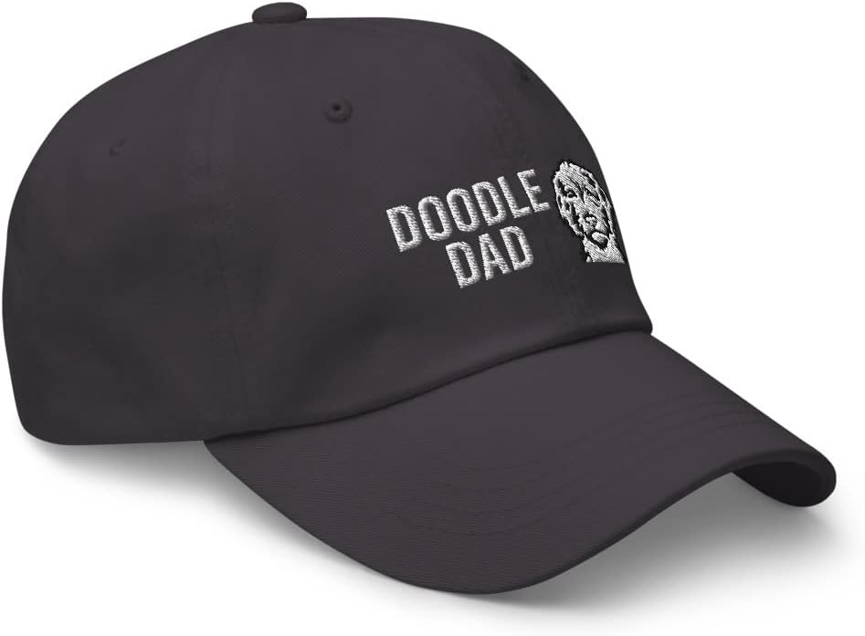 Doodle Dad Embroidered Dad Hat Cap - Doodle & Goldendoodle Hat Gift