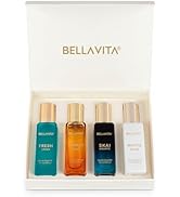 مجموعة هدايا او دي بارفان فاخرة للجنسين من بيلا فيتا، 4×20 مل للرجال والنساء مع عطر سكاي، منعش، ا...