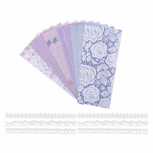 Papier texturé scrapbooking violet 10x14cm | Matériel bricolage et carterie