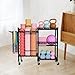 Aymzbd Yoga Mat Storage Rack with Caster Wheels Multifunctional Equipment Exercise Fitness Weight Rack Home Gym Storage Organizer
