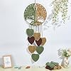 ACRNIGHEET DIY Macrame Kit for Adults Beginners Handmade Leaves Tree of Life DIY Boho Macrame Wall Hanging Ornaments with Macrame Supplies Wall Hanging Kit for Home Decor Craft Gifts(Coffee Series) #4