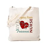 CafePress ER Nurse Tote Bag Natural Canvas Tote Bag, Reusable Shopping Bag
